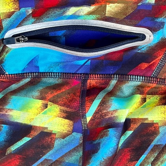 Athleta women's Colorburst Sonar 7/8 length leggings tights size XS - Picture 8 of 11